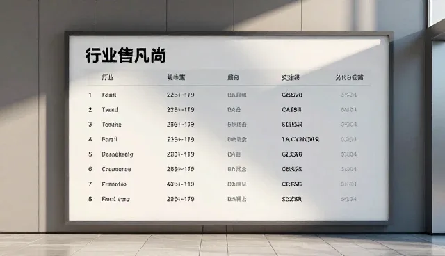 行业分类导航系统优化的两个关键环节